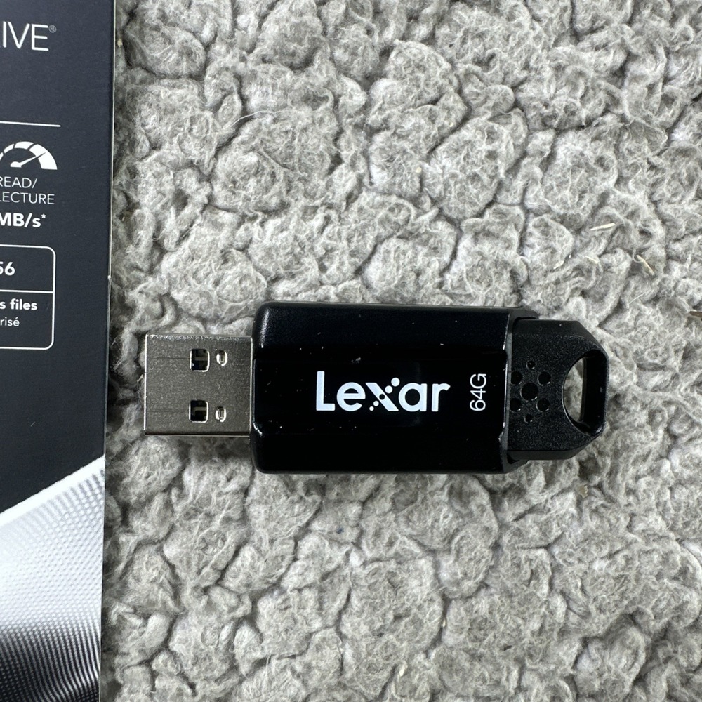 New Lexar JumpDrive S80 64GB USB 3.2 Gen 1 Flash Drive LJDS080064G Open Box - Picture 2 of 2
